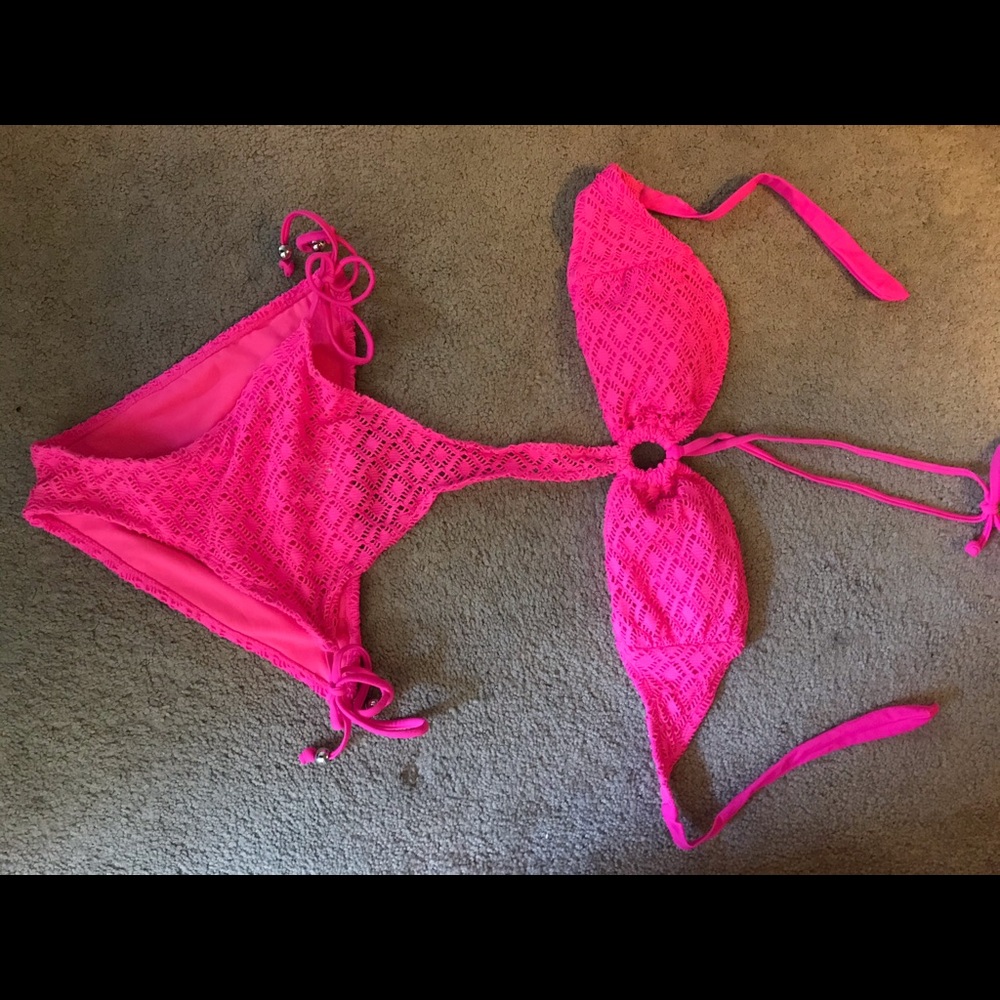 Sexy One Piece Bathing Suit Size M
